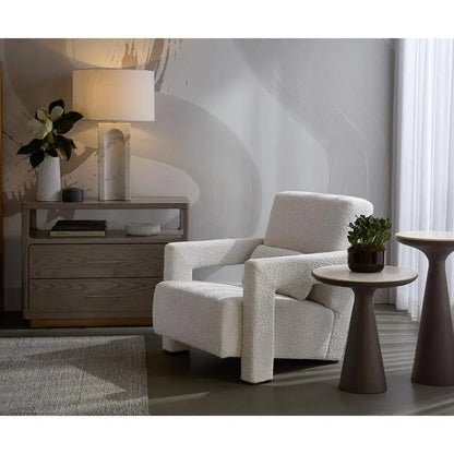 SUNPAN Rohe Table Lamp With Handcrafted Marble Base