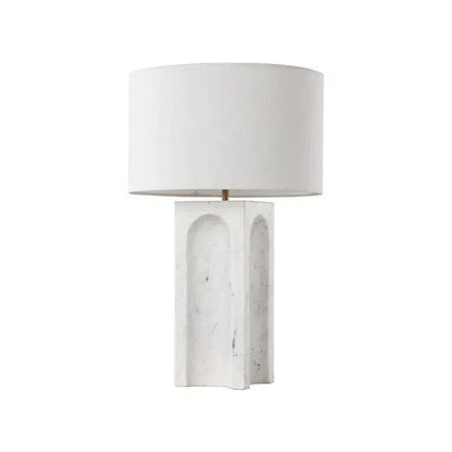SUNPAN Rohe Table Lamp With Handcrafted Marble Base
