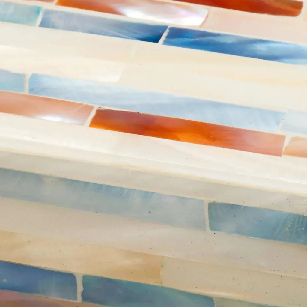 Roosevelt Mother Of Pearl Decorative Box - LOOMLAN - Jamie Young - Boxes & Bowls