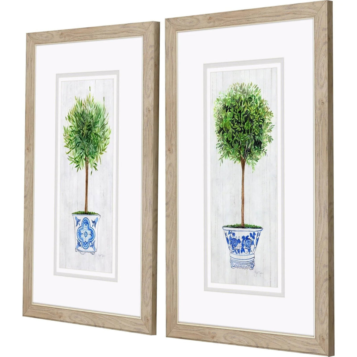 Rosemary Thyme Green Framed Wall Art 2PC -- view 3