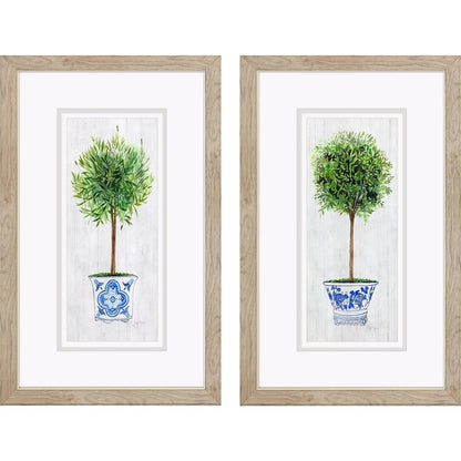 Rosemary Thyme Green Framed Wall Art 2PC