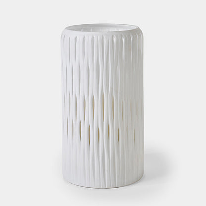 Rowan White Glass Hurricane