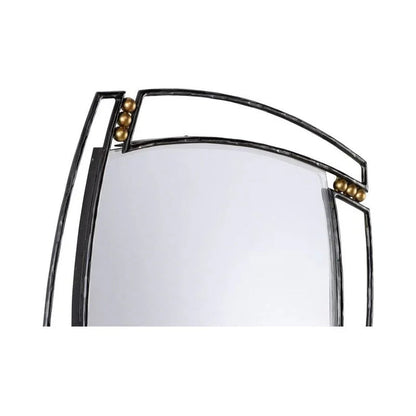 Roxy Iron Framed Wall Mirror - LOOMLAN - Wildwood - Wall Mirrors