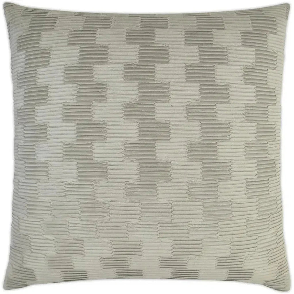 D.V. Kap Ruche Mushroom Brown Throw Pillow Insert