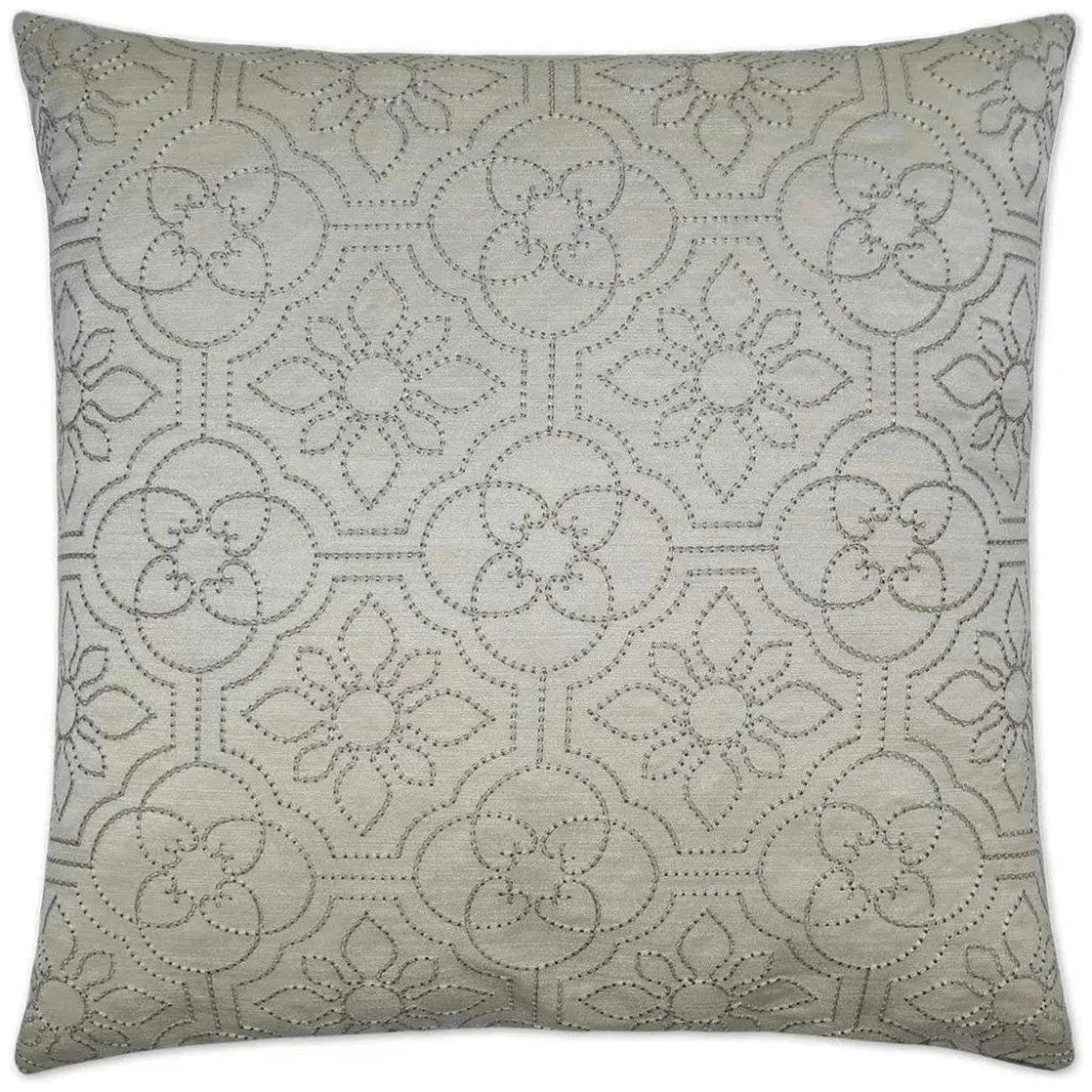 Ruched Up Ivory Throw Pillow With Insert - LOOMLAN - D.V. Kap - Throw Pillows