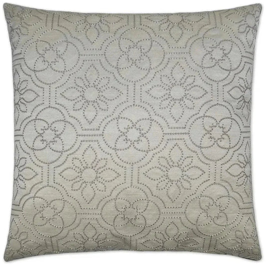 Ruched Up Ivory Throw Pillow With Insert - LOOMLAN - D.V. Kap - Throw Pillows