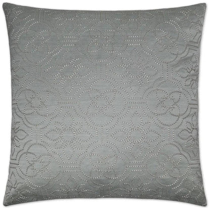 Ruched Up Mist Grey Throw Pillow With Insert - LOOMLAN - D.V. Kap - Throw Pillows