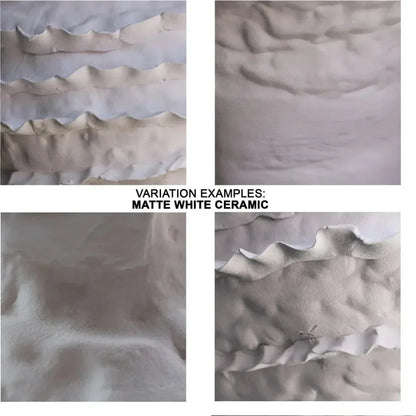 Ruffle Ceramic Decorative Vase Jamie Young - LOOMLAN - Jamie Young - Vases & Jars