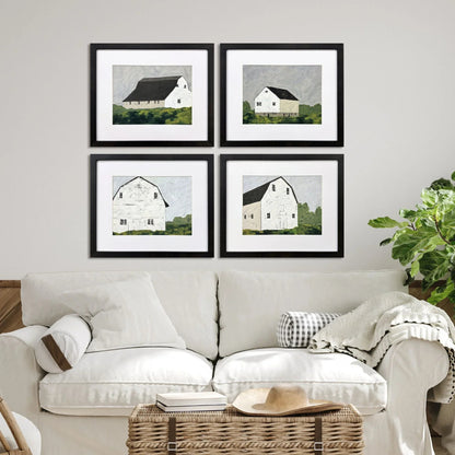 Rural Escape Multi Canvas Art 4PC