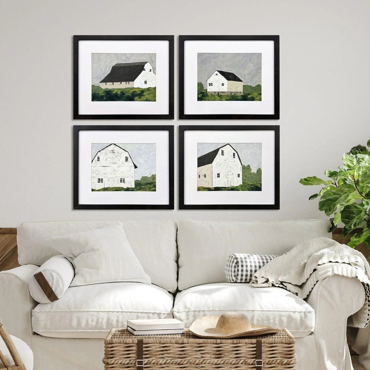 Rural Escape Multi Framed Wall Art 4PC -- view 2