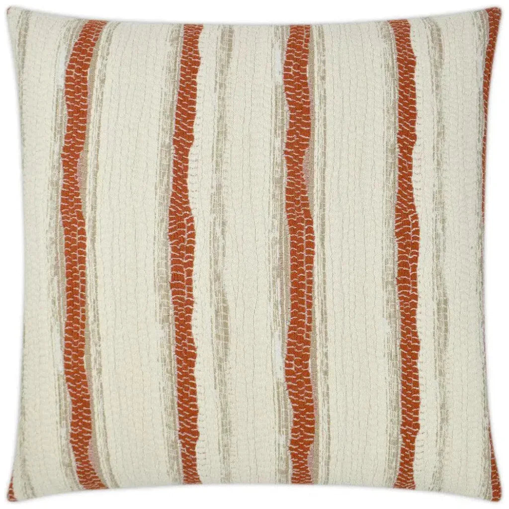 Rushmore Clay Red Throw Pillow With Insert - LOOMLAN - D.V. Kap - Throw Pillows