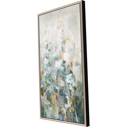 Rustic Garden Blue Canvas Art