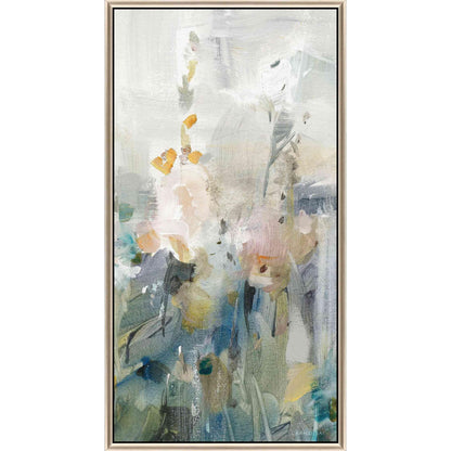 Rustic Garden Blue Canvas Art