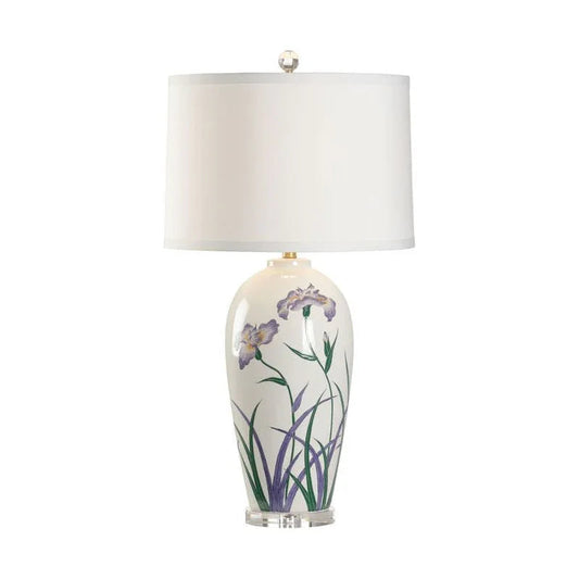 Ruth's Garden Ceramic Made Table Lamp - LOOMLAN - Wildwood - Table Lamps