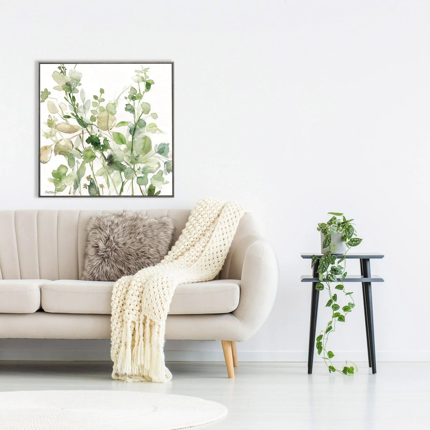 Sage Garden II Green Canvas Art