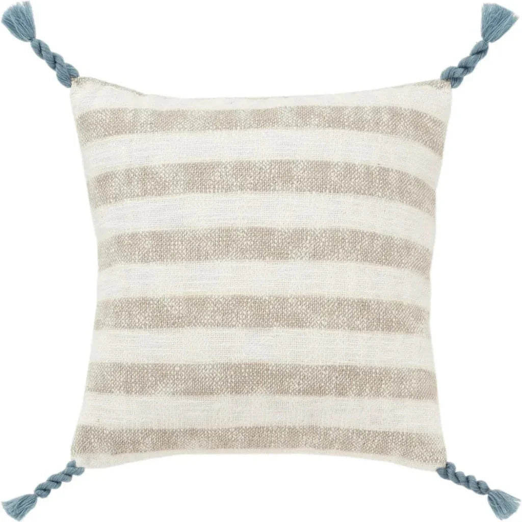 Sahara Khaki Throw Pillow With Down Insert - LOOMLAN - LOOMLAN - Throw Pillows