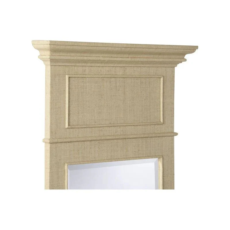 Saint Remy Cream Raffia Wall Mirror - LOOMLAN - Chelsea House - Wall Mirrors