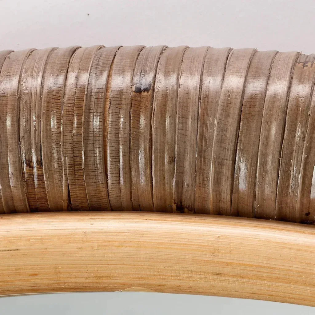 Saltwater Rattan d Vertical Floor Mirror-Floor Mirrors-Jamie Young-LOOMLAN