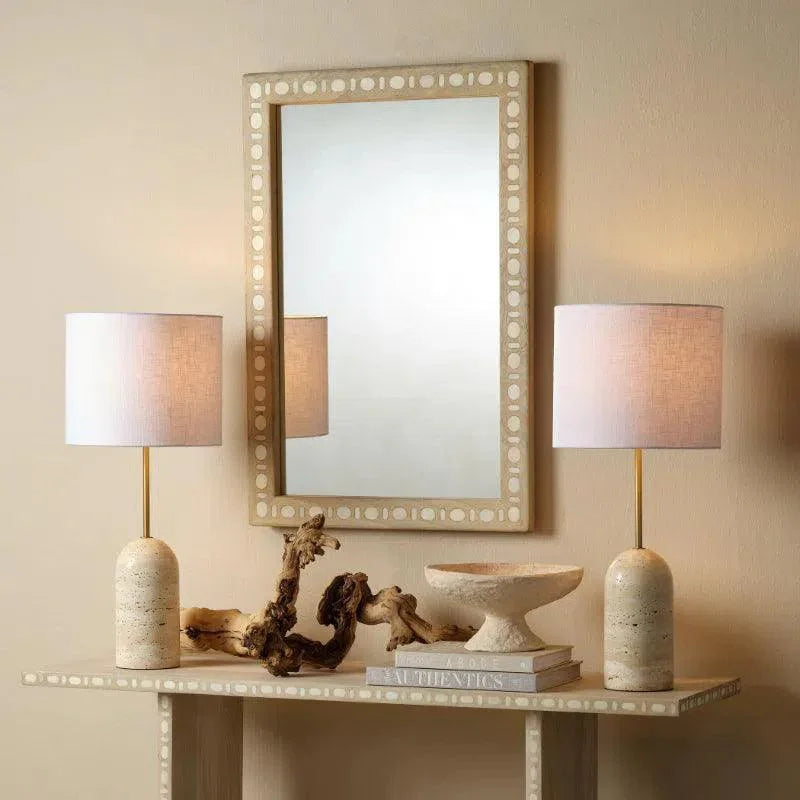 Sama Wood & Bone Inlay Mirror - LOOMLAN - Jamie Young - Wall Mirrors