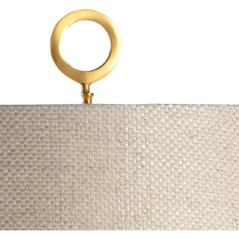 San Michele Blue Glazed Ceramic Table Lamp - LOOMLAN - Wildwood - Table Lamps