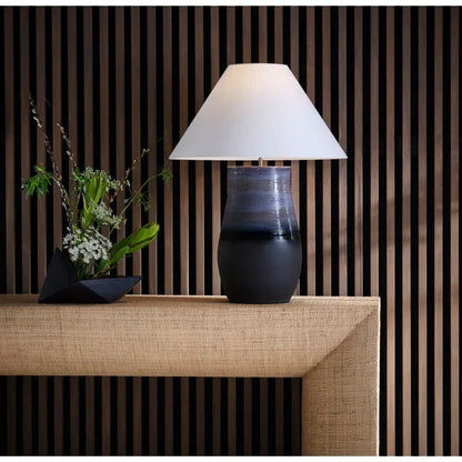 Sana Blue Ombre Glaze Table Lamp - LOOMLAN - Wildwood - Table Lamps
