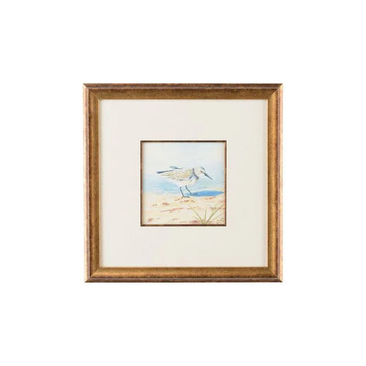 Sand Piper Hand Painted Artwork-Framed Wall Art-Chelsea House-Piper VI-LOOMLAN