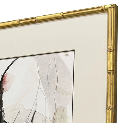 Sands and Sediments Wood Frame Gray Canvas Art 2PC