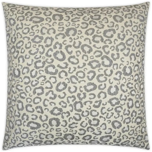 Sarafina Silver Animal Grey Large Throw Pillow Insert - LOOMLAN - D.V. Kap - Throw Pillows