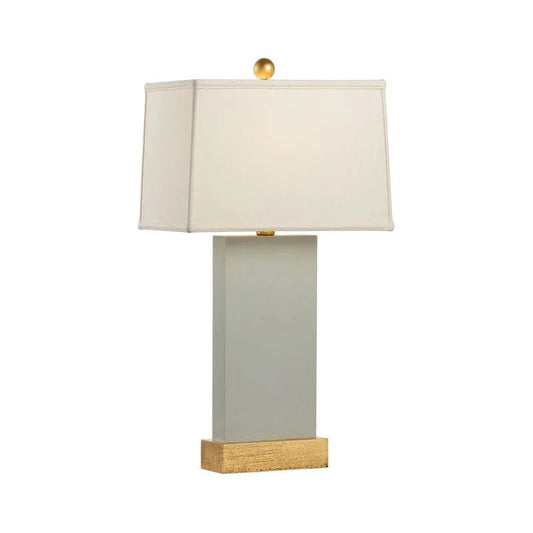 Satterfield Lacquered Wood Base Table Lamp - LOOMLAN - Chelsea House - Table Lamps