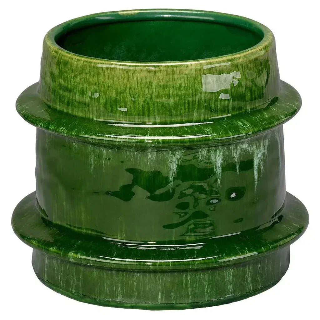 Saturn Ceramic Decorative Vase - LOOMLAN - Jamie Young - Vases & Jars