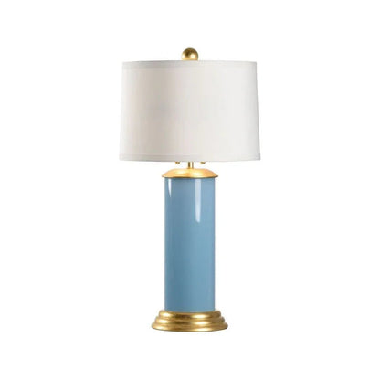 Savannah Cylinder Design Glass Table Lamp - LOOMLAN - Wildwood - Table Lamps