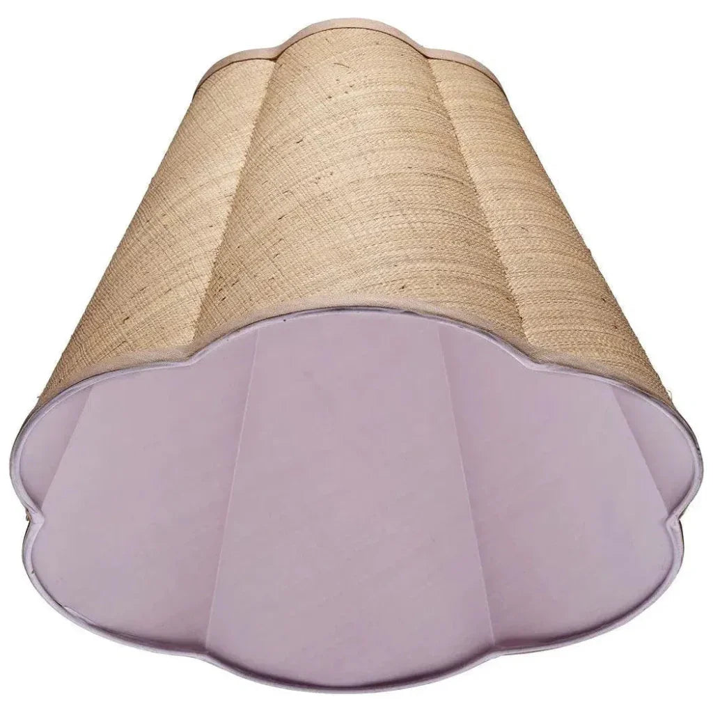 Jamie Young Scalloped Generous Styled Lamp Shade