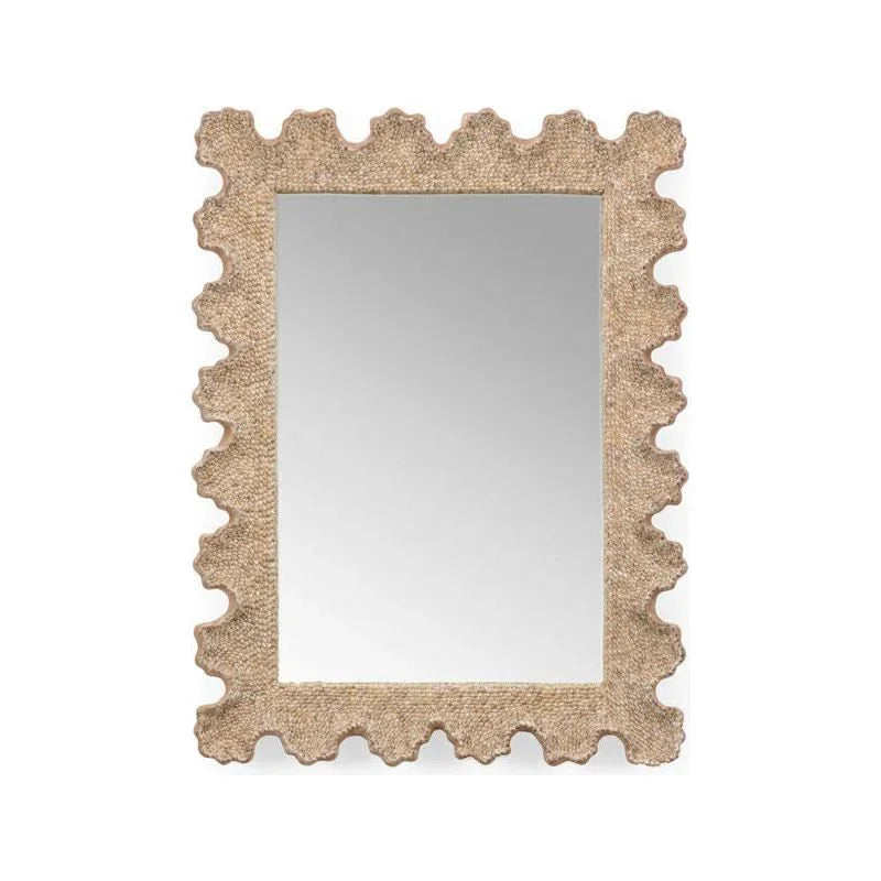 Chelsea House Scalloped Nasa Shell Framed Wall Mirror