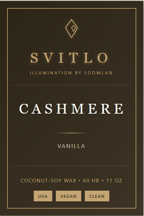 Cashmere - Vanilla Candle