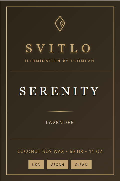 Serenity Lavender Candle