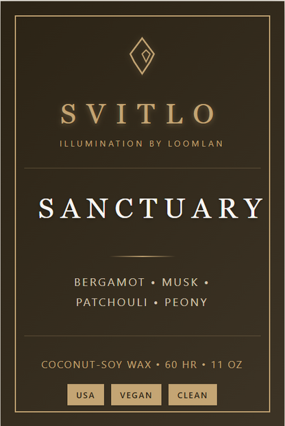 Sanctuary - Bergamot, Peony Candle