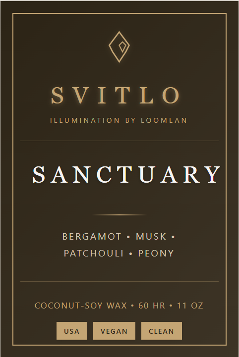 Sanctuary - Bergamot, Peony Candle