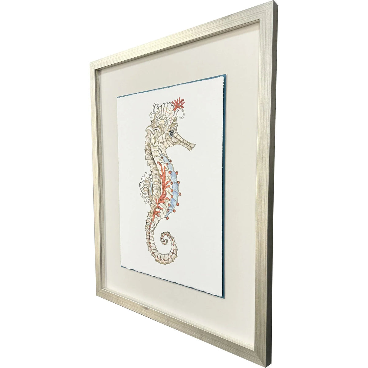 Seahorse Celebration Wood Framed Wall Art -- view 3
