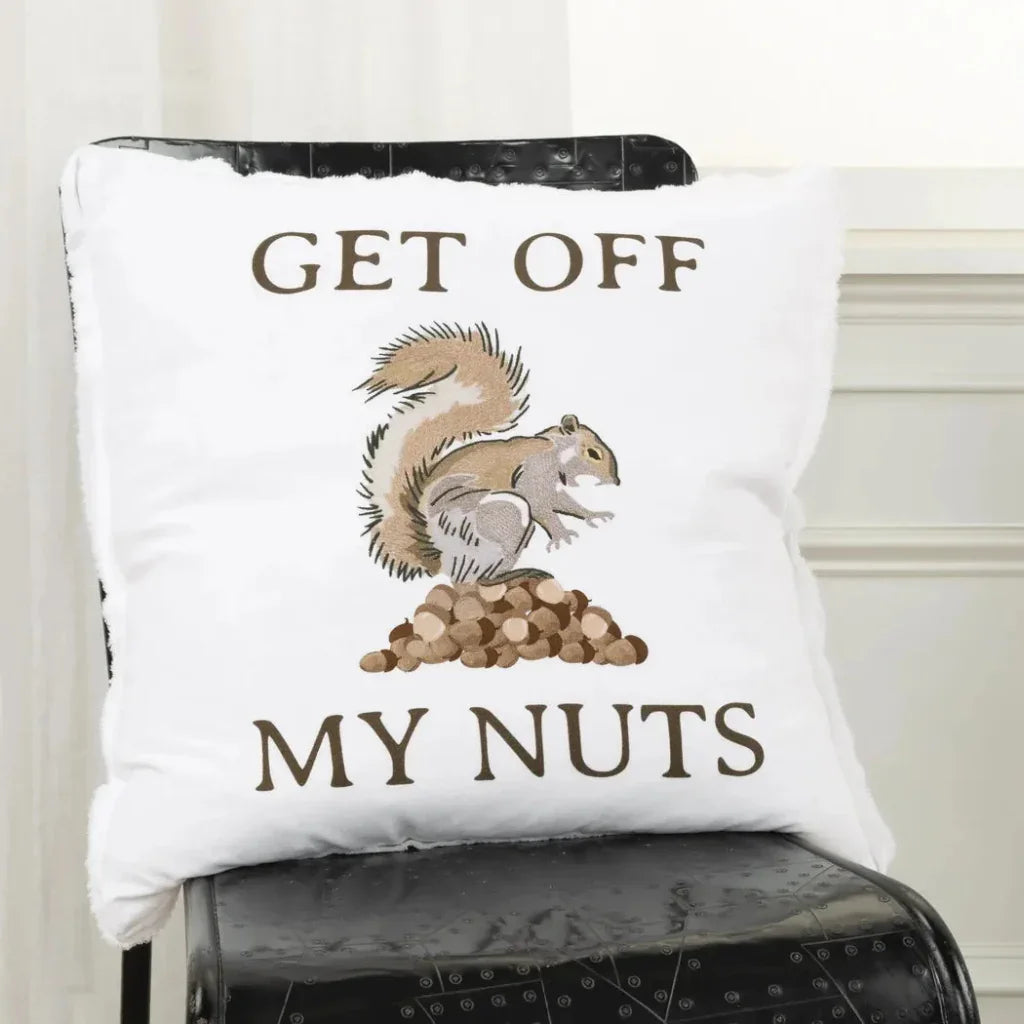 Sean Words Fun Decorative Couch Pillows Down Insert - LOOMLAN - LOOMLAN - Throw Pillows