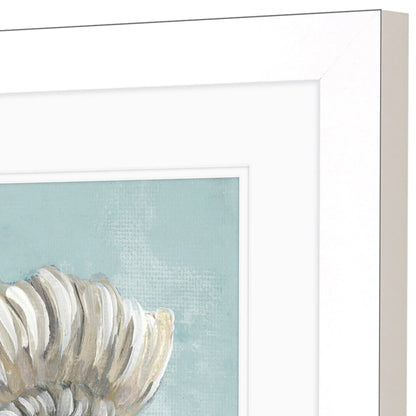 Seashell Glass Front Framed Wall Art 2PC -- view 4