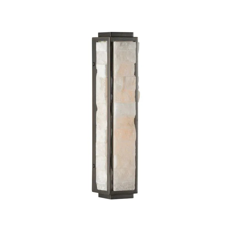 Sebastian Dark Bronze Framed Wall Sconce - LOOMLAN - Wildwood - Wall Sconces