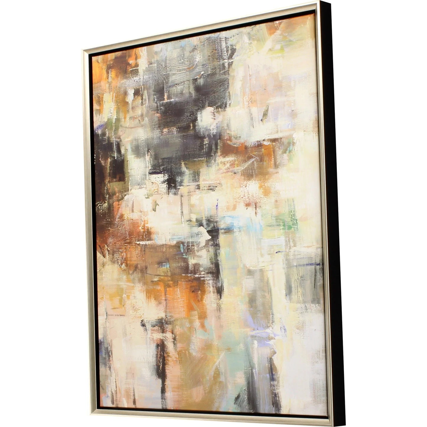 Sedona II Warm Silver Frame Canvas Art