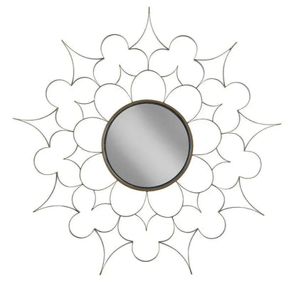 Selena Metalic Gold Framed Wall Mirror - LOOMLAN - Furniture Classics - Wall Mirrors