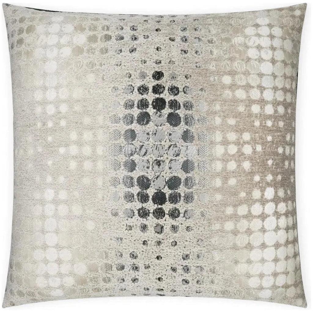 D.V. Kap Selfie Concrete Dots Grey Large Throw Pillow Insert