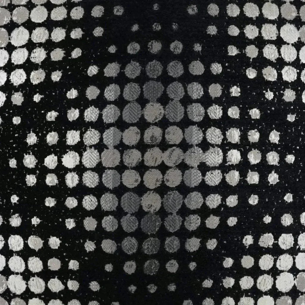 D.V. Kap Selfie Dots Black Grey White Large Throw Pillow Insert