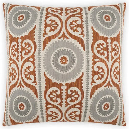 D.V. Kap Selma Rust Grey Throw Pillow With Insert