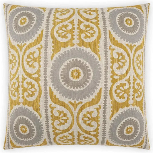 Selma Sunflower Brown Throw Pillow Insert - LOOMLAN - D.V. Kap - Throw Pillows