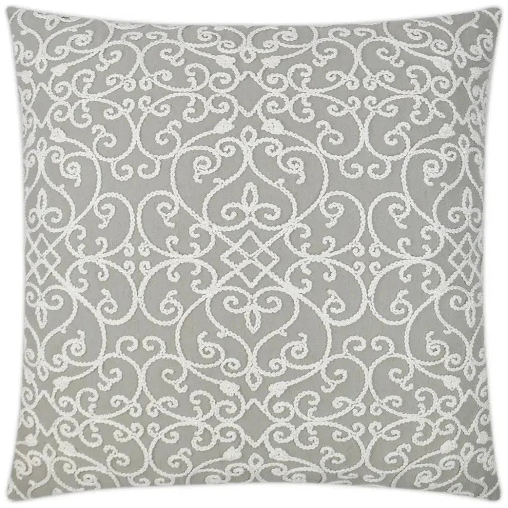 Serafim Stone Grey Throw Pillow With Insert - LOOMLAN - D.V. Kap - Throw Pillows