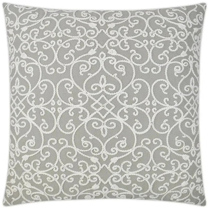 Serafim Stone Grey Throw Pillow With Insert - LOOMLAN - D.V. Kap - Throw Pillows
