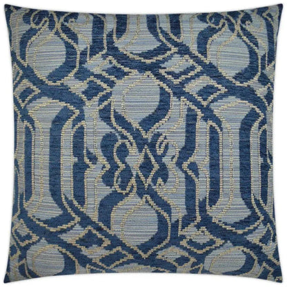D.V. Kap Sesto Indigo Blue Throw Pillow With Insert